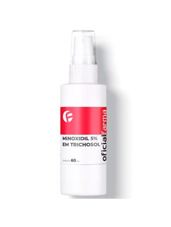 Minoxid 5% Em Trichosol Cabelos E Barba (Sem &aacute;lcool) 60mL