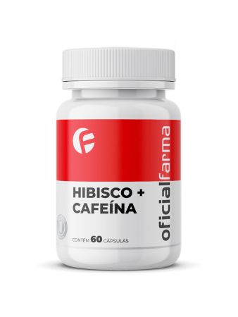 Hibisco + Cafe&iacute;na 60 C&aacute;psulas