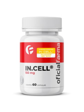 In.Cell&reg; 150mg 60 c&aacute;psulas Com selo de autenticidade