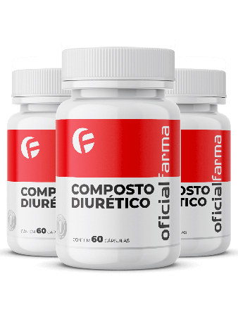 3 Composto Diur&eacute;tico 60 C&aacute;psulas