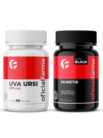 Uva Ursi 500Mg 60 C&aacute;psulas + Diuretik  Black