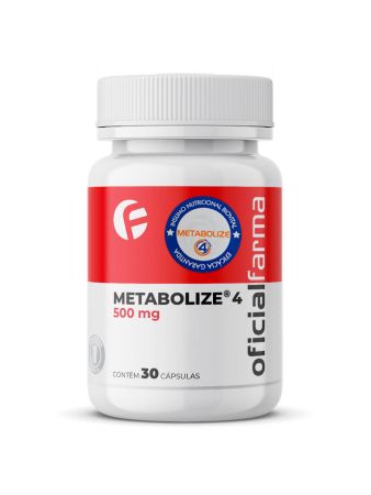 Metabolize&reg; 4 500mg 30 C&aacute;psulas com Selo de Autenticidade