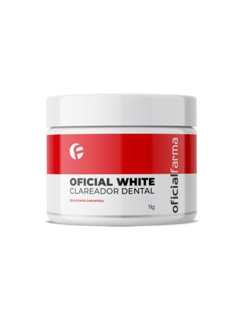 Oficial White - Clareador Dental Com Carv&atilde;o Mineral 