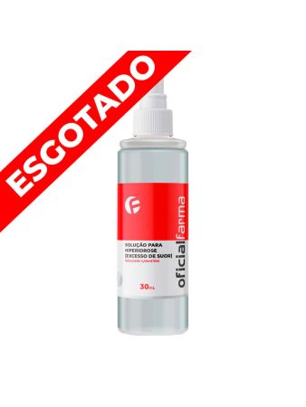 Solu&ccedil;&atilde;o Para Hiperidrose (Excesso De Suor) 30ml